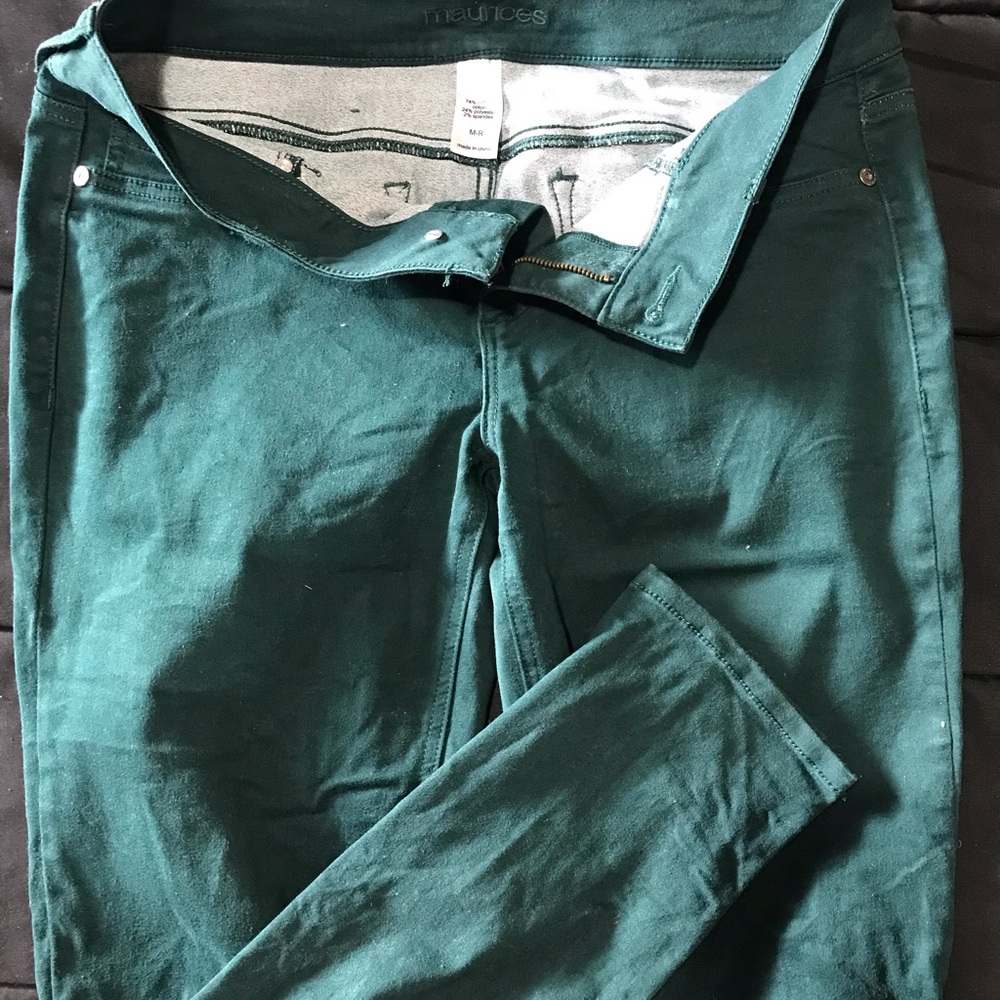 Emerald green jeans